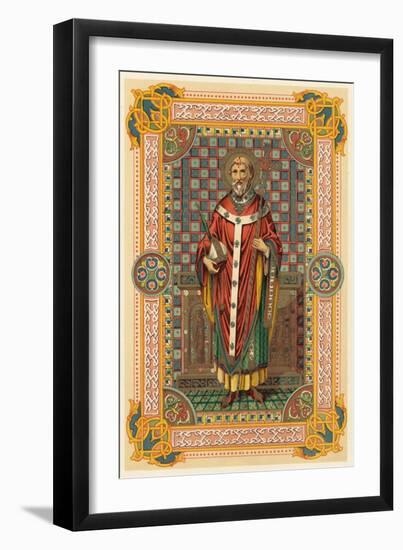 Thomas a Becket English Prelate Archbishop of Canterbury 1162-null-Framed Art Print