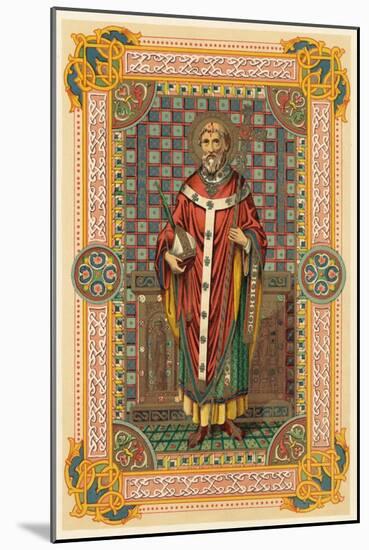 Thomas a Becket English Prelate Archbishop of Canterbury 1162-null-Mounted Art Print