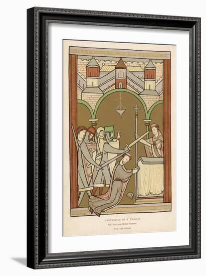 Thomas A. Becket, The Archbishop of Canterbury-null-Framed Art Print