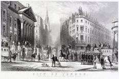 Mansion House (Exterior), London, C1855-Thomas Abiel Prior-Framed Giclee Print