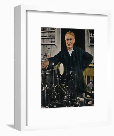 'Thomas Alba Edison 1847-1931', 1934-Unknown-Framed Giclee Print