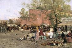 Market Plaza, 1879-Thomas Allen-Framed Giclee Print