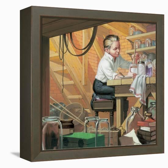 Thomas Alma Edison-Mcbride-Framed Premier Image Canvas