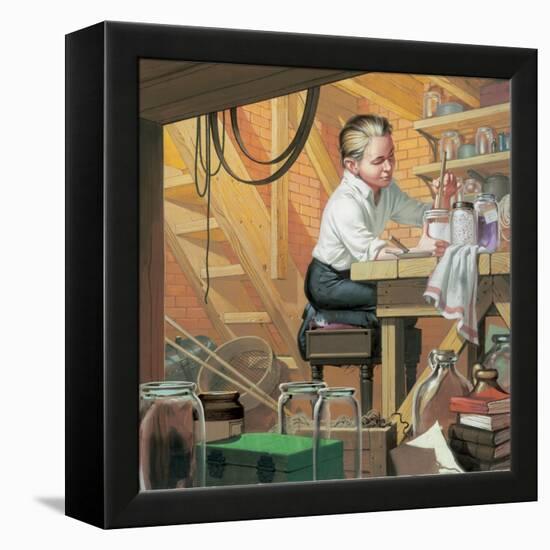 Thomas Alma Edison-Mcbride-Framed Premier Image Canvas