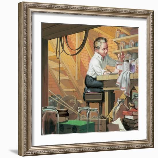 Thomas Alma Edison-Mcbride-Framed Giclee Print