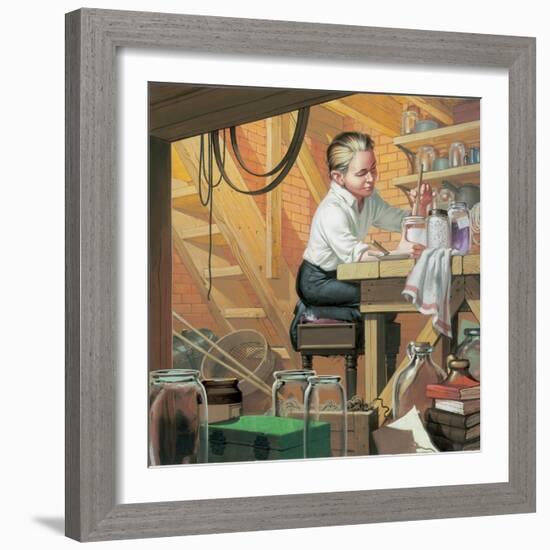 Thomas Alma Edison-Mcbride-Framed Giclee Print