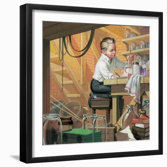 Thomas Alma Edison-Mcbride-Framed Giclee Print