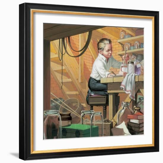 Thomas Alma Edison-Mcbride-Framed Giclee Print