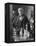 Thomas Alva Edison American Inventor on His 77th Birthday in His West Orange Laboratory-null-Framed Premier Image Canvas