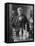 Thomas Alva Edison American Inventor on His 77th Birthday in His West Orange Laboratory-null-Framed Premier Image Canvas