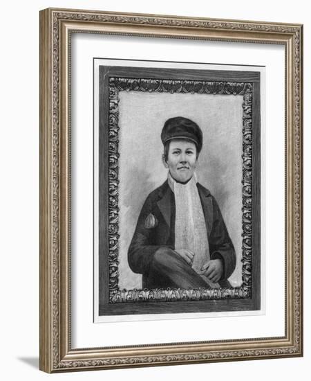 Thomas Alva Edison as a Boy-null-Framed Art Print