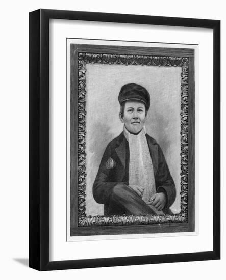 Thomas Alva Edison as a Boy-null-Framed Art Print