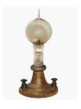 Carbon Filament Lamp, Invented by Edison in 1879-Thomas Alva Edison-Premium Giclee Print