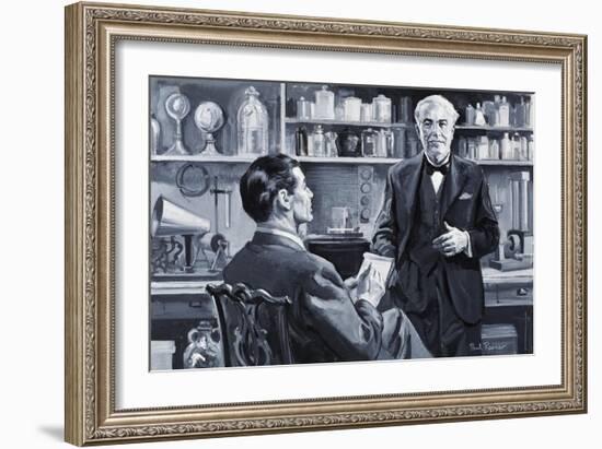 Thomas Alva Edison-Paul Rainer-Framed Giclee Print