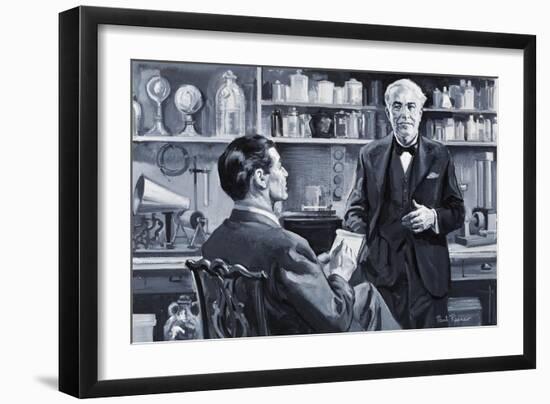 Thomas Alva Edison-Paul Rainer-Framed Giclee Print