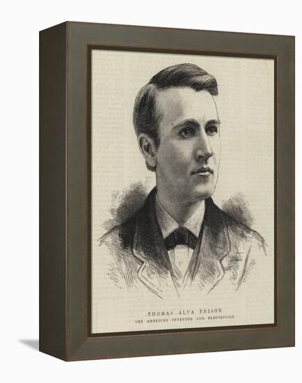 Thomas Alva Edison-null-Framed Premier Image Canvas