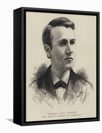 Thomas Alva Edison-null-Framed Premier Image Canvas