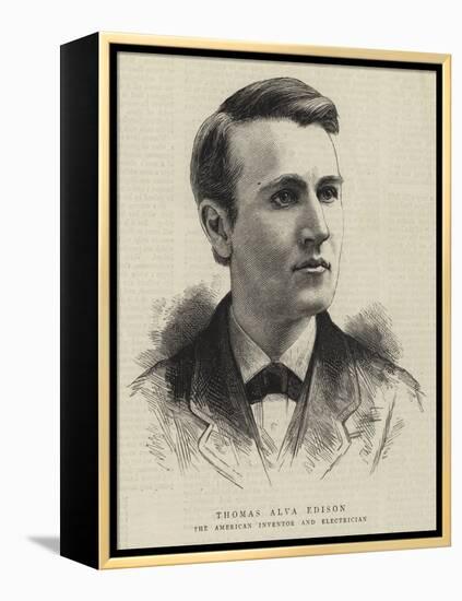 Thomas Alva Edison-null-Framed Premier Image Canvas