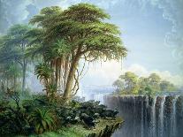 The Great Western Fall, Victoria Falls, 1862-Thomas Baines-Framed Giclee Print