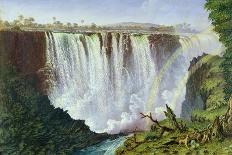 The Mosi-Oa-Tunya (The Smoke That Thunders) or Victoria Falls, Zambesi River-Thomas Baines-Giclee Print