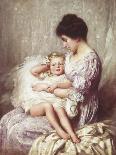 Widowed and Fatherless, Exhibited in the Royal Academy-Thomas Benjamin Kennington-Framed Giclee Print