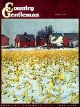 "Winter Cornfield," Country Gentleman Cover, January 1, 1946-Thomas Benner-Premier Image Canvas