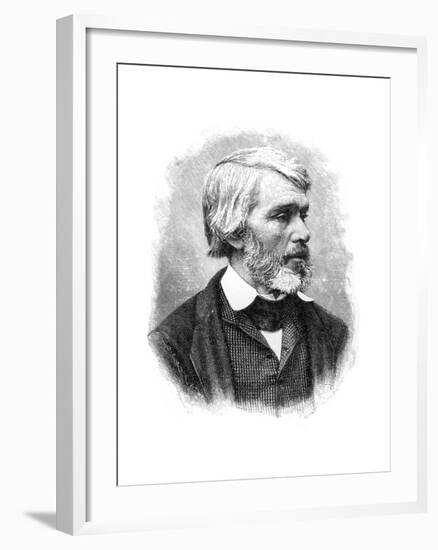 Thomas Carlyle, 19th Century Scottish Essayist, Satirist, and Historian-null-Framed Giclee Print