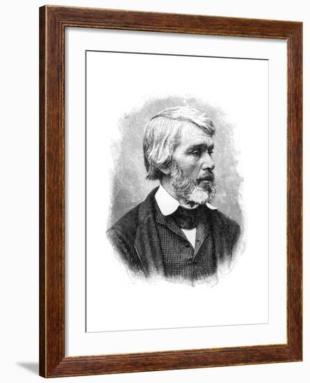 Thomas Carlyle, 19th Century Scottish Essayist, Satirist, and Historian-null-Framed Giclee Print