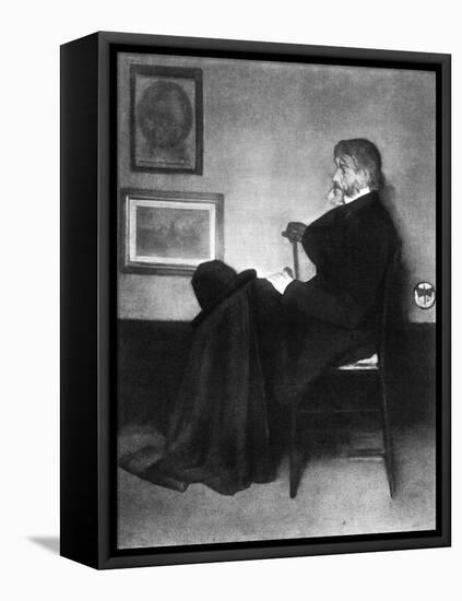 Thomas Carlyle, Scottish Essayist, Satirist, and Historian, C1873-James Abbott McNeill Whistler-Framed Premier Image Canvas