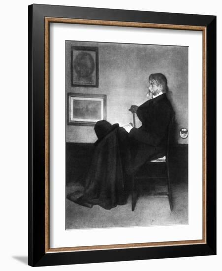 Thomas Carlyle, Scottish Essayist, Satirist, and Historian, C1873-James Abbott McNeill Whistler-Framed Giclee Print