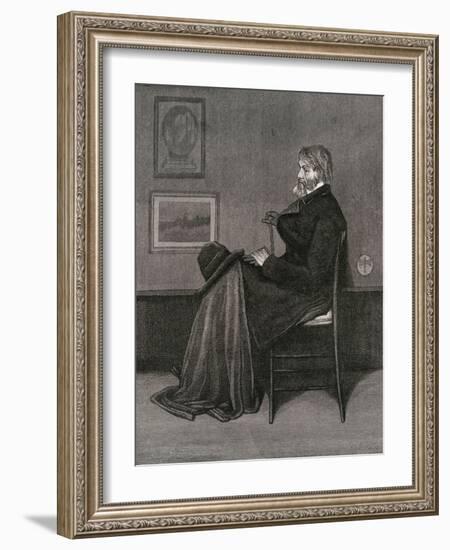 Thomas Carlyle-James Abbott McNeill Whistler-Framed Art Print