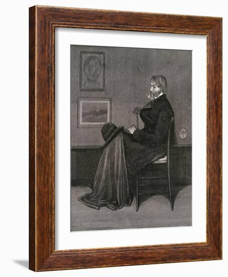 Thomas Carlyle-James Abbott McNeill Whistler-Framed Art Print