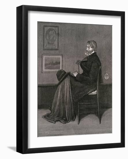 Thomas Carlyle-James Abbott McNeill Whistler-Framed Art Print