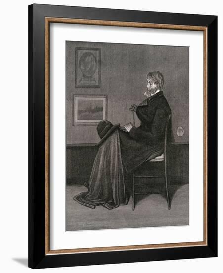 Thomas Carlyle-James Abbott McNeill Whistler-Framed Art Print