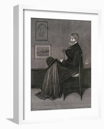 Thomas Carlyle-James Abbott McNeill Whistler-Framed Art Print