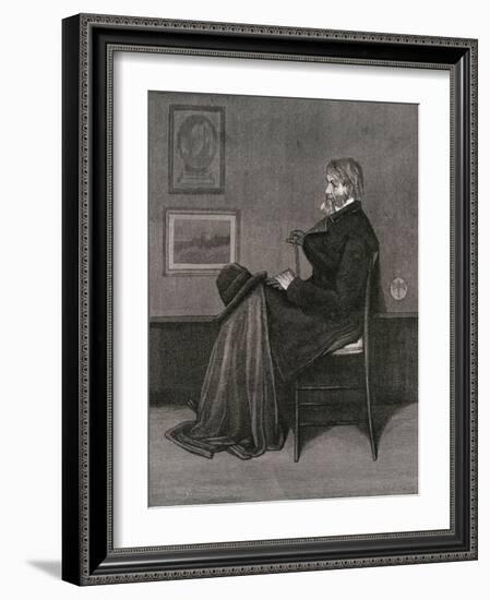 Thomas Carlyle-James Abbott McNeill Whistler-Framed Art Print