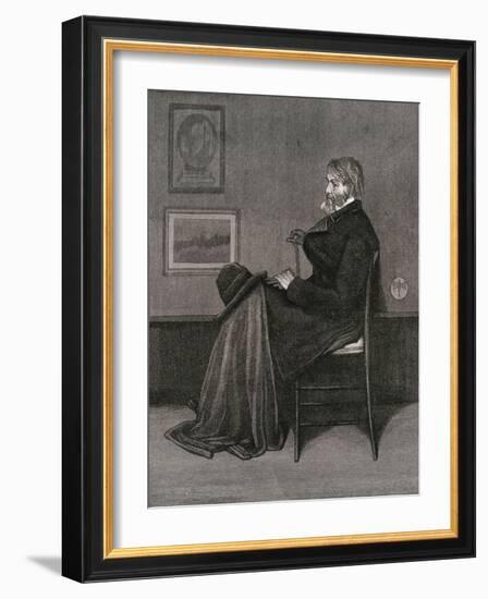 Thomas Carlyle-James Abbott McNeill Whistler-Framed Art Print