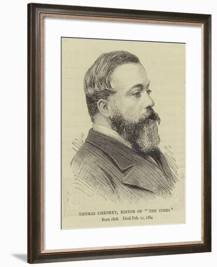 Thomas Chenery, Editor of The Times-null-Framed Giclee Print
