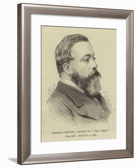 Thomas Chenery, Editor of The Times-null-Framed Giclee Print