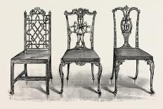 Design for a Writing Table (Pen and Ink with Grey Wash over Graphite on Wove Paper)-Thomas Chippendale-Giclee Print