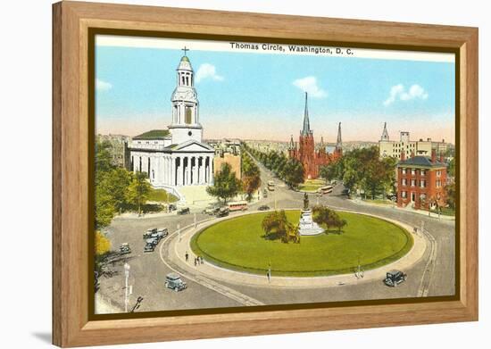 Thomas Circle, Washington D.C.-null-Framed Stretched Canvas