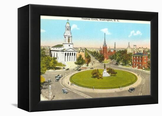 Thomas Circle, Washington D.C.-null-Framed Stretched Canvas