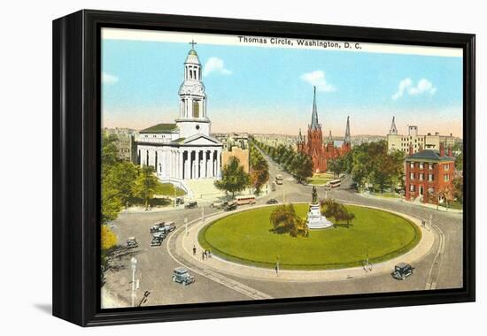 Thomas Circle, Washington D.C.-null-Framed Stretched Canvas