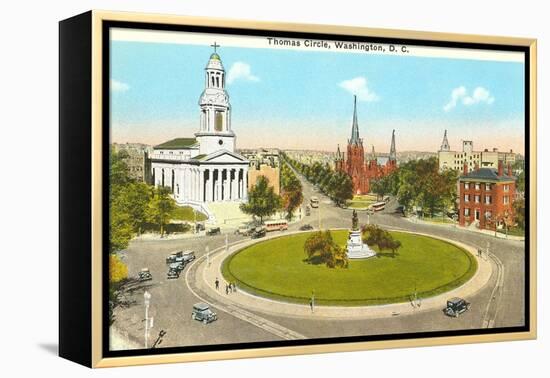 Thomas Circle, Washington D.C.-null-Framed Stretched Canvas