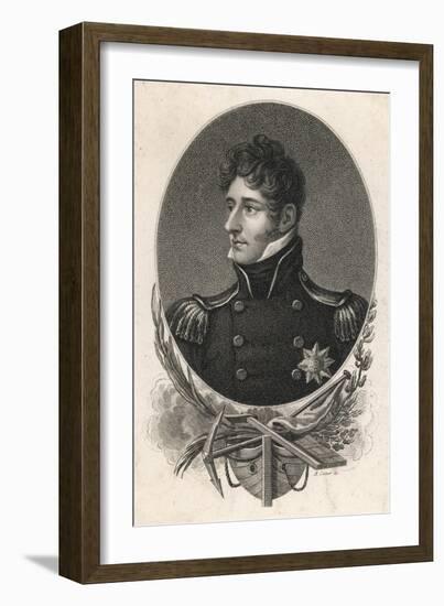 Thomas Cochrane 10th Earl of Of Dundonald British Naval Commander-null-Framed Art Print