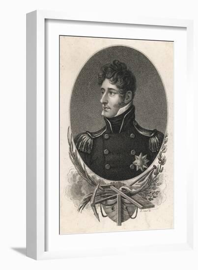 Thomas Cochrane 10th Earl of Of Dundonald British Naval Commander-null-Framed Art Print