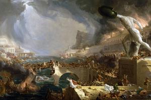 The Course of Empire - Destruction by Thomas Cole