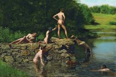 Swimming Hole, 1885-Thomas Cowperthwait Eakins-Giclee Print