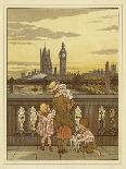 Front Cover Of 'Abroad'. Coloured Illustration Showing a Family On the Deck Of a Ship-Thomas Crane-Framed Giclee Print