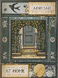 Back Cover Of 'Abroad'. Coloured Illustration Showing a Door.-Thomas Crane-Framed Giclee Print